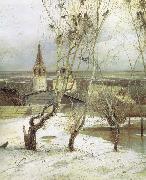 Alexei Savrasov The Rooks Have Returned oil painting artist